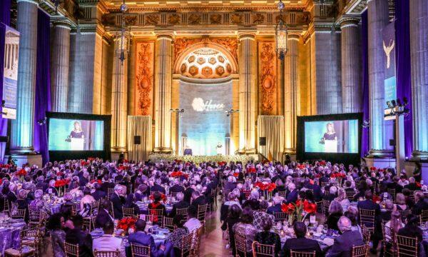 The Life is Beautiful gala hosted by the Hosea Initiative, which granted the 2019 Dr. Bernard N. Nathanson “Courageous Witness for Life Award” to President Donald Trump, at the Andrew W. Mellon Auditorium building in Washington on Dec. 9, 2019. (Samira Bouaou/The Epoch Times)