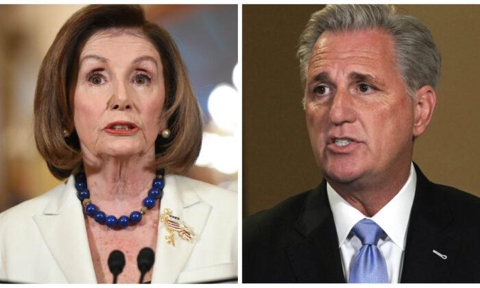 McCarthy Asks Pelosi to Explain When Capitol Will Return to Pre-Pandemic Operations