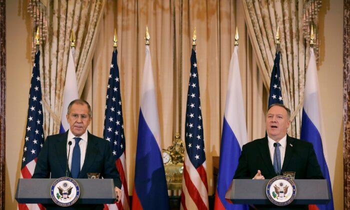 Pompeo Tells Russian Official: ‘Interference in Our Domestic Affairs’ Is ’Unacceptable’