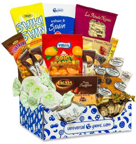 A subscription snack box from Universal Yums. (Courtesy of Universal Yums)