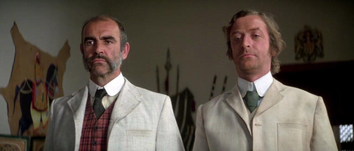 Sean Connery (L) and Michael Caine in “The Man Who Would Be King.” (Columbia Pictures)