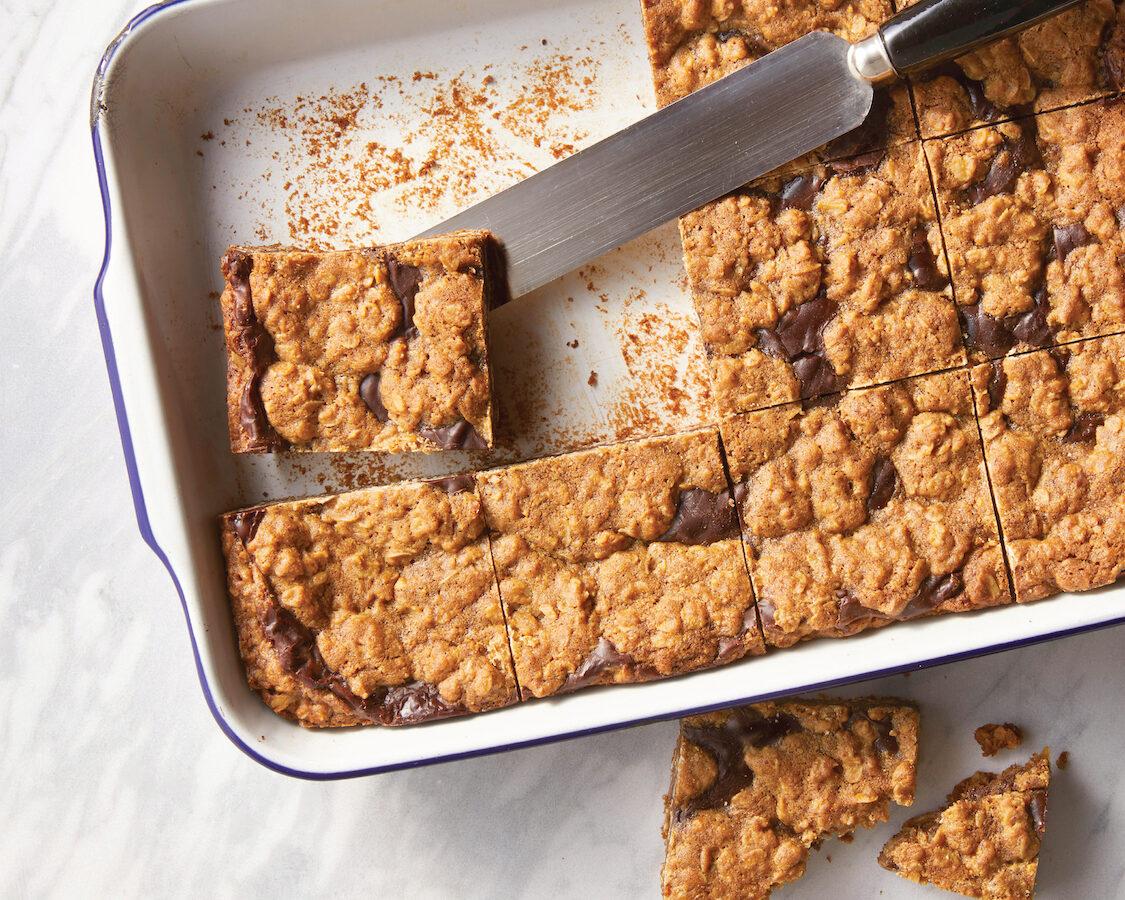 Revel bars, a classic midwestern cookie bar likely first seen in the Iowa-based Better Homes and Gardens magazine. (Paul Strabbing)