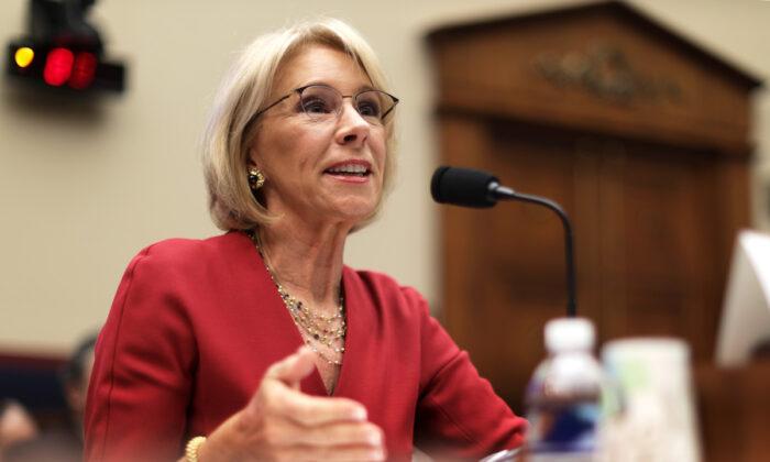 Education Secretary Defends Debt Relief Plan, Blames Obama Administration for Leaving Problem Behind