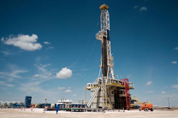 A Chevron oil exploration drilling site near Midland, Texas, on Aug. 22, 2019. (Jessica Lutz/Reuters)