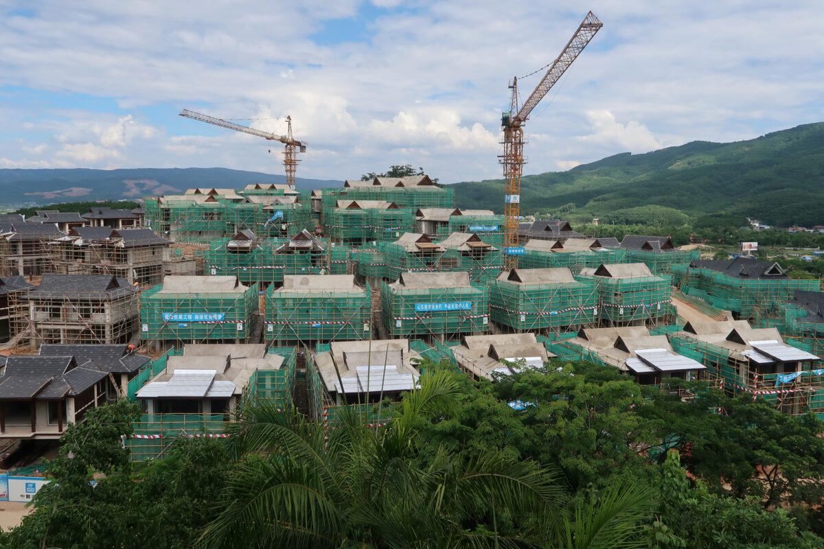 Villas of real estate property "Viva Villa" developed by Ping An Real Estate are seen under construction in Xishuangbanna Dai Autonomous Prefecture, Yunnan Province, China, on June 20, 2019. (Lusha Zhang/Reuters)