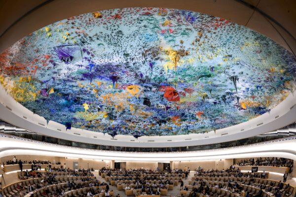 The United Nations Human Rights Council on June 26, 2019. (Fabrice Cofrini/AFP via Getty Images)