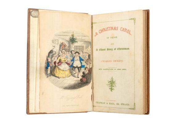 A rare trial edition of "A Christmas Carol," 1843. (Charles Dickens Museum)