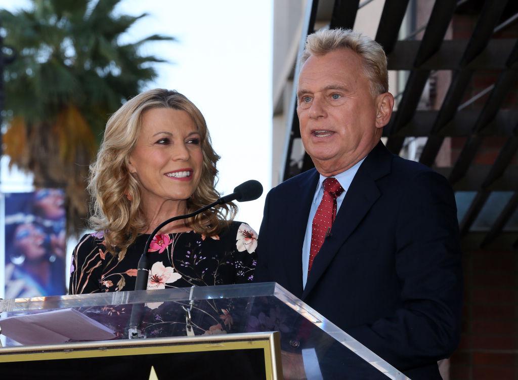 Vanna White (L) and Pat Sajak attend Harry Friedman being honored with a Star on the Hollywood Walk of Fame in Hollywood, Calif., on Nov. 1, 2019. (David Livingston/Getty Images)