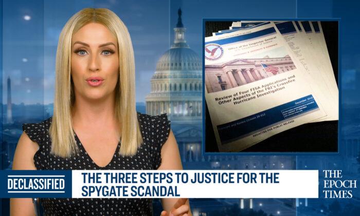 The Three Steps to Justice for the Spygate Scandal