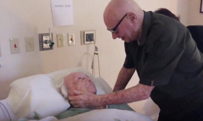 Moving Video Shows 93-Year-Old Man Singing to His Dying Wife of 73 Years in Hospice