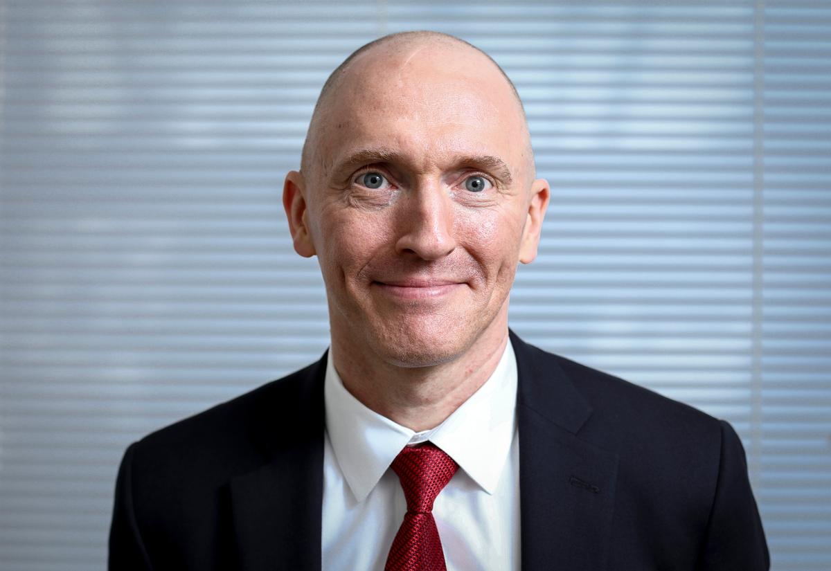 Carter Page, petroleum industry consultant and former foreign policy adviser to Donald Trump during his 2016 presidential election campaign, in Washington on May 28, 2019. (Samira Bouaou/The Epoch Times)