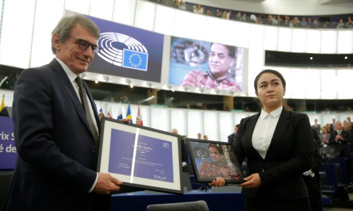 Daughter Accepts EU Parliament Prize on Behalf of Uyghur Activist