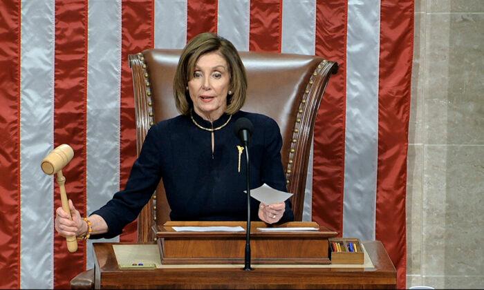 House Democrats Start Clapping After Impeachment Vote