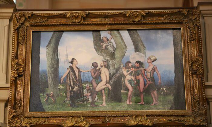 Church Removes Painting Depicting Gay Garden of Eden for Not Being Politically Correct Enough