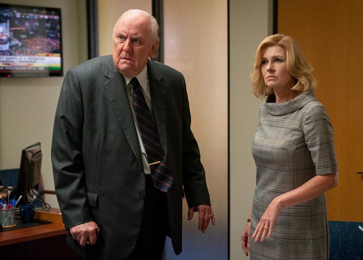 John Lithgow and Connie Britton in “Bombshell.” (Hilary B. Gayle/Lionsgate)