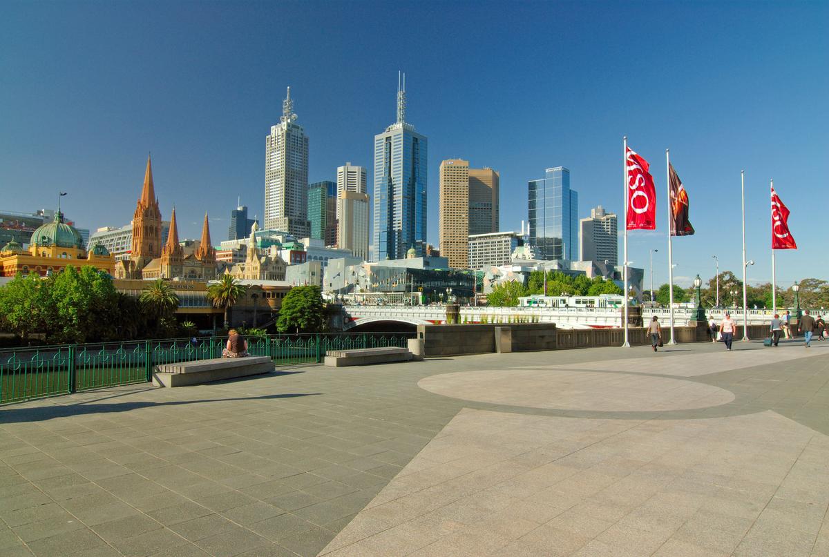 Like most Australian cities, Melbourne has a clean and very modern look, but in some areas it also has a bit of an Old World look and charm. (Fred J. Eckert)