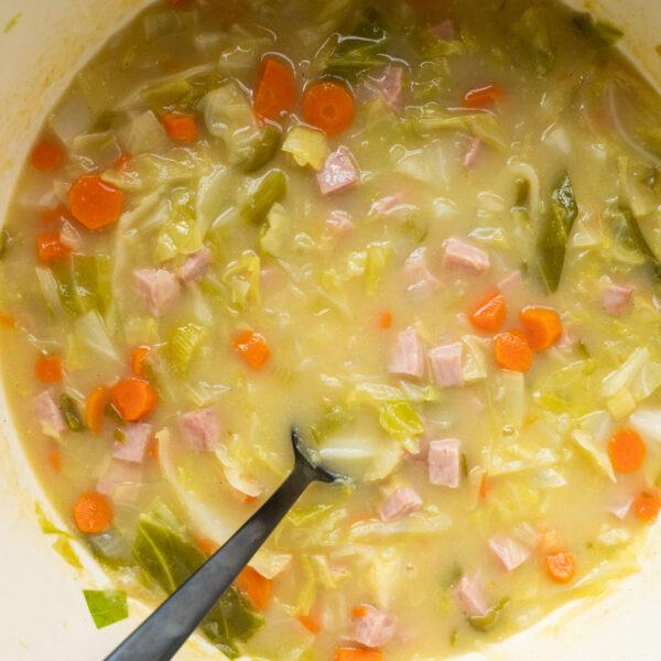 Ham and cabbage soup. (Courtesy of Pamela Reed)