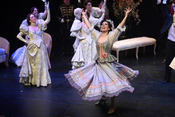 Soprano Lucia Cesaroni and ensemble in the TOT's 2019 production of "The Merry Widow." (Courtesy TOT)