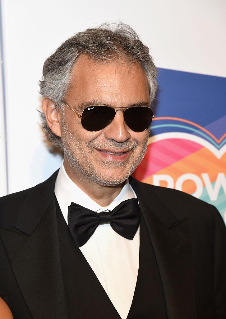 Bocelli at the 19th annual Keep Memory Alive "Power of Love Gala" benefit at MGM Grand Garden Arena in Las Vegas, Nevada, on June 13, 2015 (©Getty Images | <a href="https://www.gettyimages.com/detail/news-photo/honoree-andrea-bocelli-attends-the-19th-annual-keep-memory-news-photo/477060280?adppopup=true">Ethan Miller</a>)