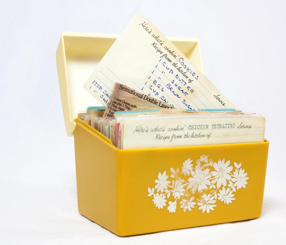 Old recipe cards can offer revealing history lessons. (Shutterstock)
