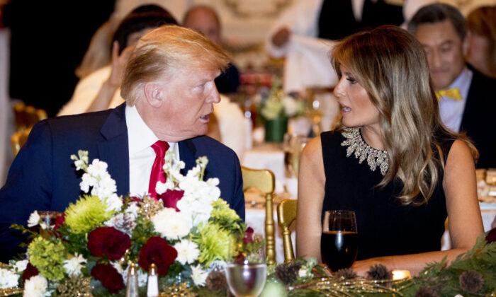 Trump Gets Melania a ‘Beautiful Card’ for Christmas, ‘Still Working’ on a Present