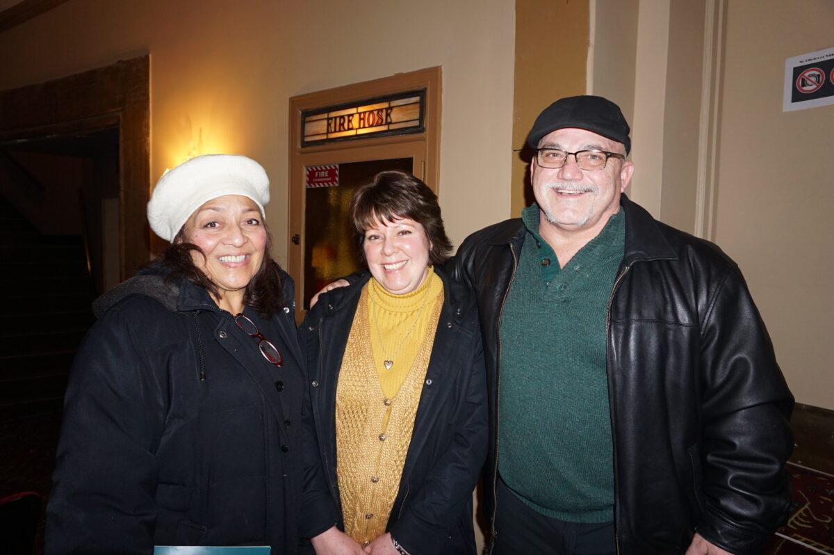 Leah, Angela, and Robert Hultberg attended Shen Yun Performing Arts at The Palace Theatre in Stamford, Conn. on Dec. 25, 2019. The trio gleaned inspiration from the pieces about the divine beings’ presence on earth. (Sally Sun/The Epoch Times)