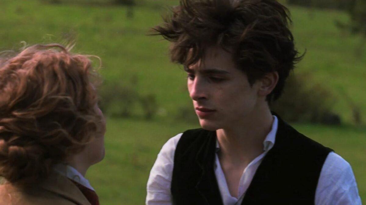 Timothée Chalamet and Saoirse Ronan in “Little Women.” (Columbia Pictures)