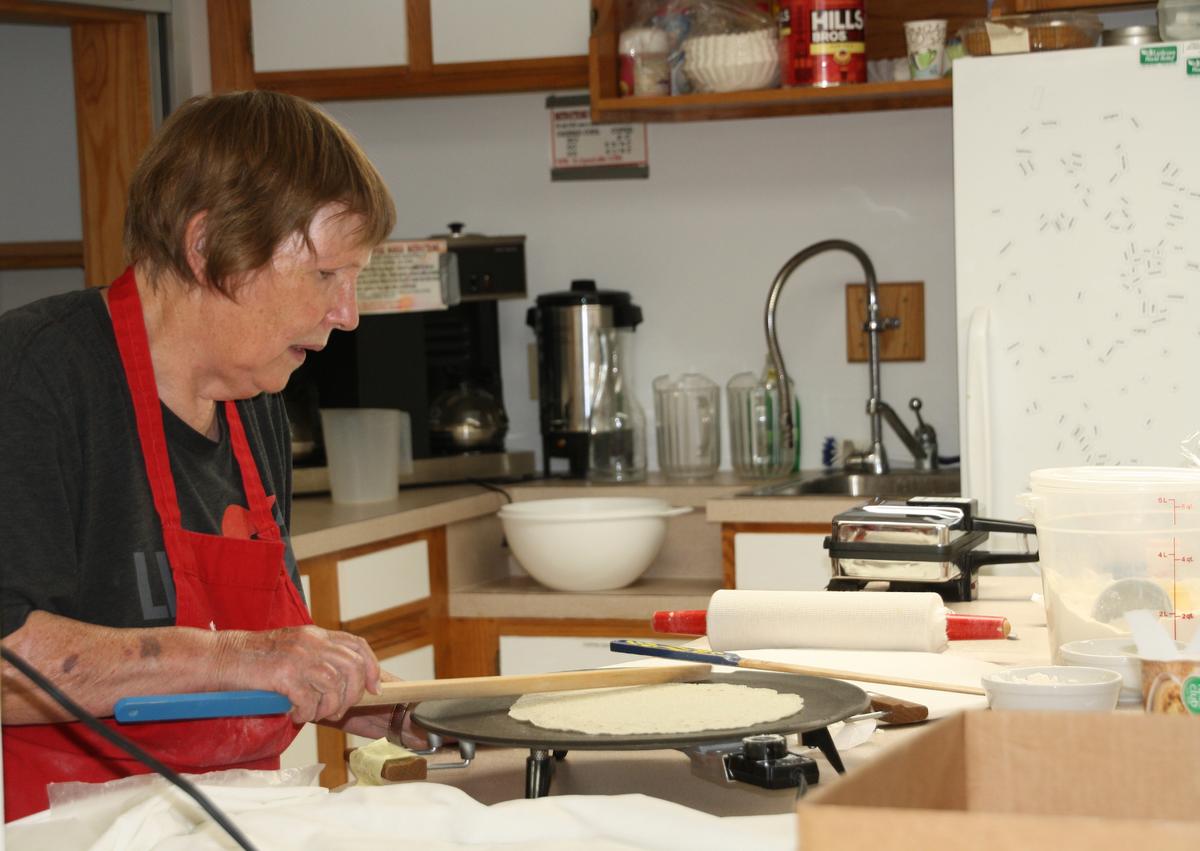 Eva Anseth combines the recipes of her mother and mother-in-law to make her own signature lefse. (Courtney Duke Graves)