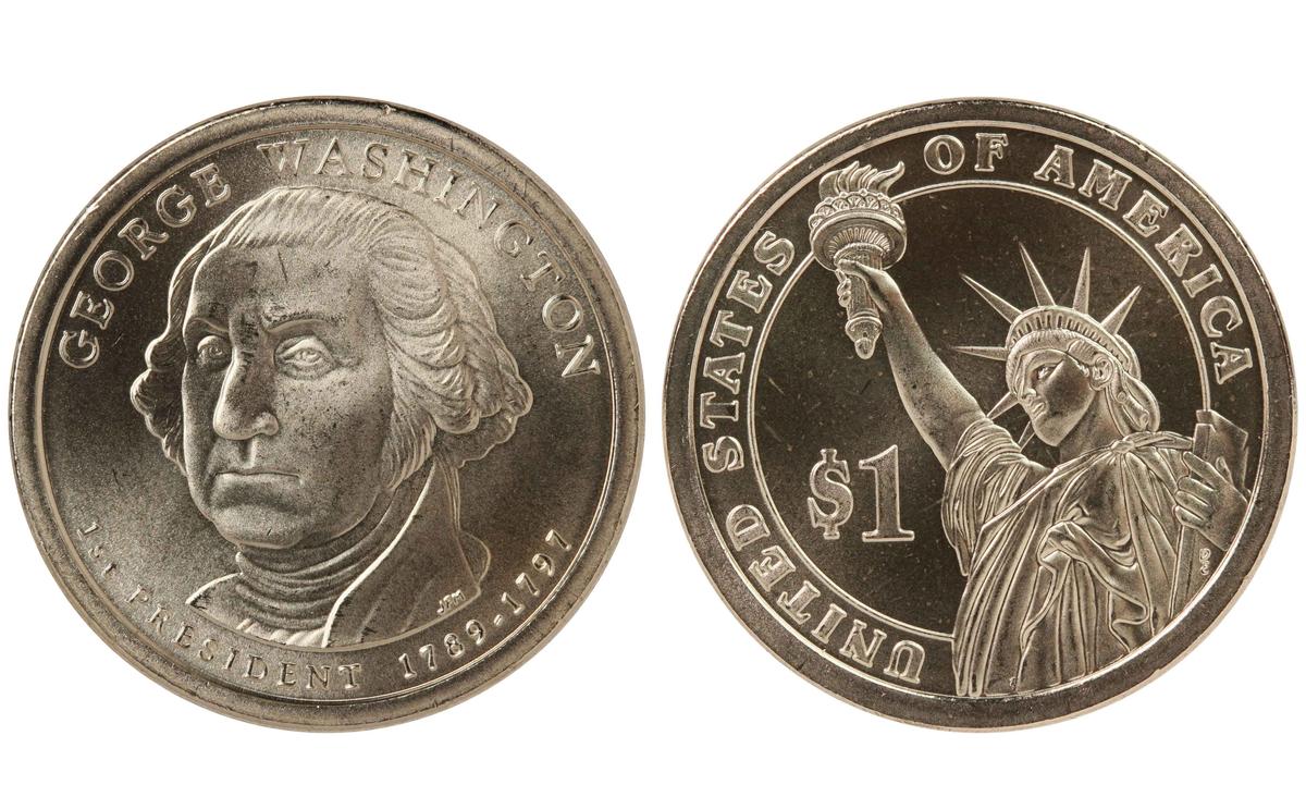 ©Shutterstock | <a href="https://www.shutterstock.com/image-photo/george-washington-presidential-dollar-coin-both-38540725">mattesimages </a>