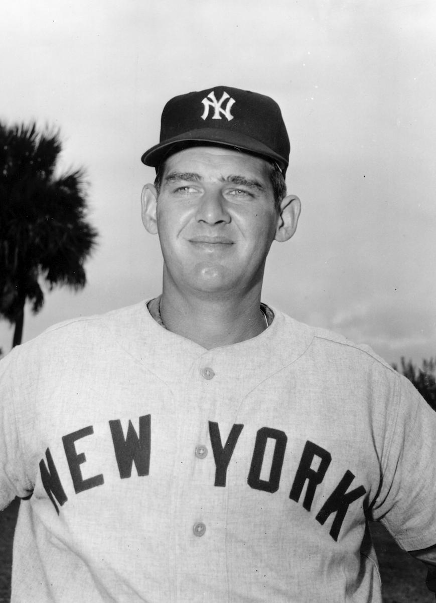 Don Larsen, pitcher for the New York Yankees, poses in St. Petersburg, Fla., in March 1956. (AP Photo)