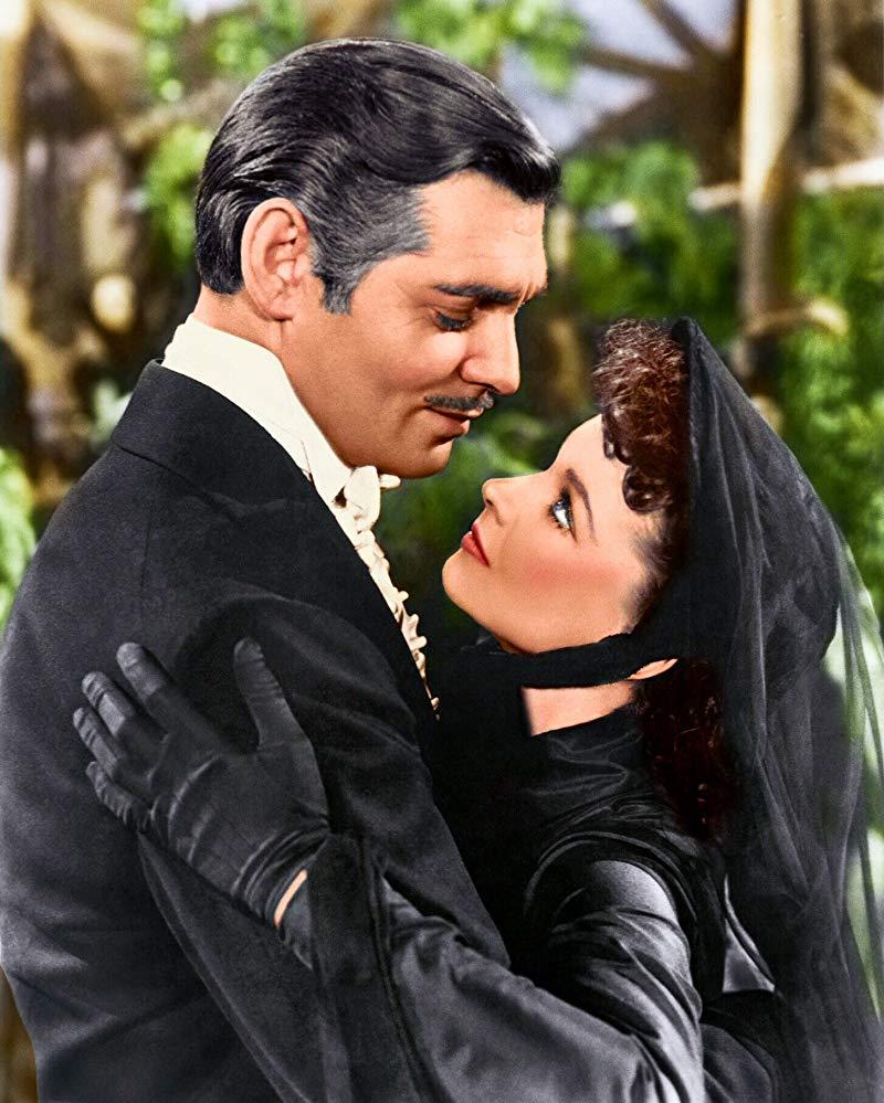 Clark Gable and Vivien Leigh in "Gone with the Wind." (Warner Bros.)