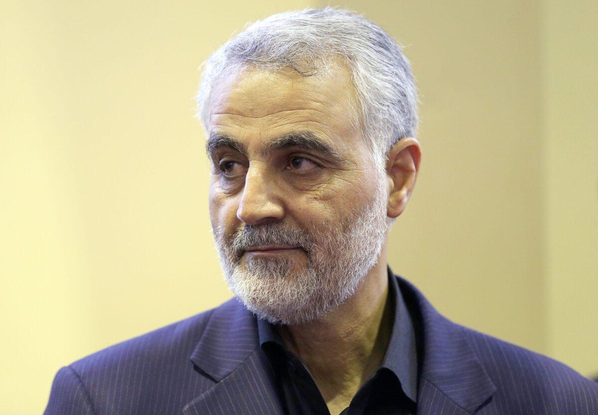 The commander of the Iranian Revolutionary Guard's Quds Force, Gen. Qassem Soleimani is seen in Tehran on Sept. 14, 2013. (Mehdi Ghasemi/ISNA/AFP via Getty Images)