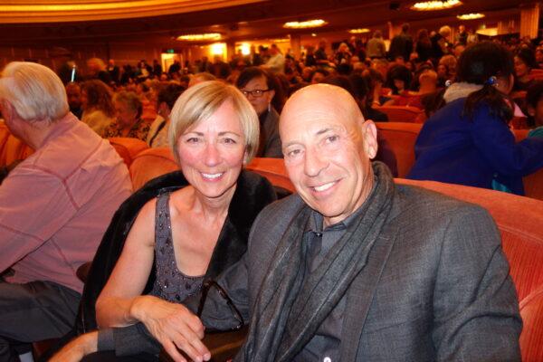 Jacynthe Hamel and Rich Jacobson enjoyed Shen Yun Performing Arts at the San Francisco War Memorial Opera House on Jan. 4, 2020. (Lily Yu/The Epoch Times)