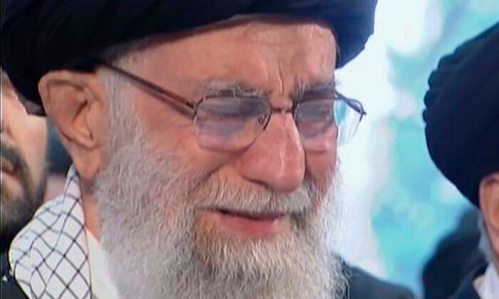 Khamenei Cries During Soleimani Funeral as Thousands Gather in Tehran