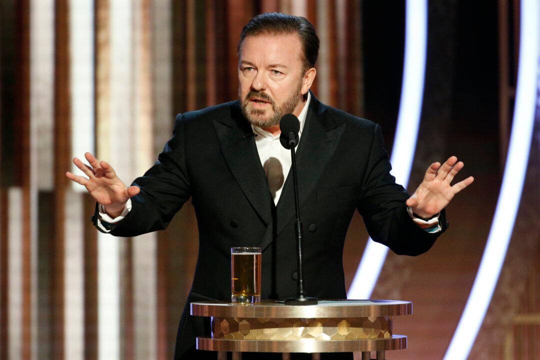Comedian Ricky Gervais Criticizes Hollywood for Ethical Compromise, Political Lecturing, in Golden Globes Speech
