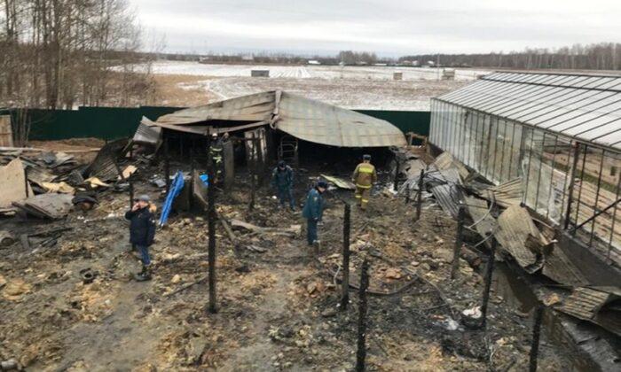 Fire at Greenhouse Farm Kills Eight Migrants in Moscow