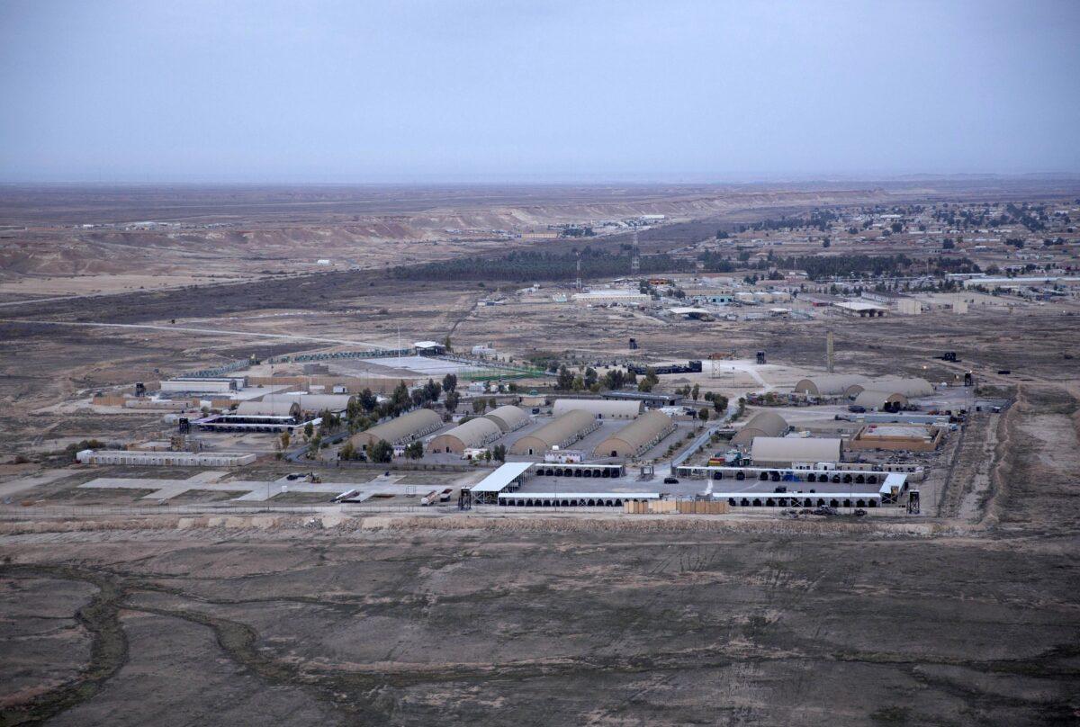 Al Asad air base in the western Anbar desert, Iraq, on Dec. 29, 2019. (Nasser Nasser/AP Photo)