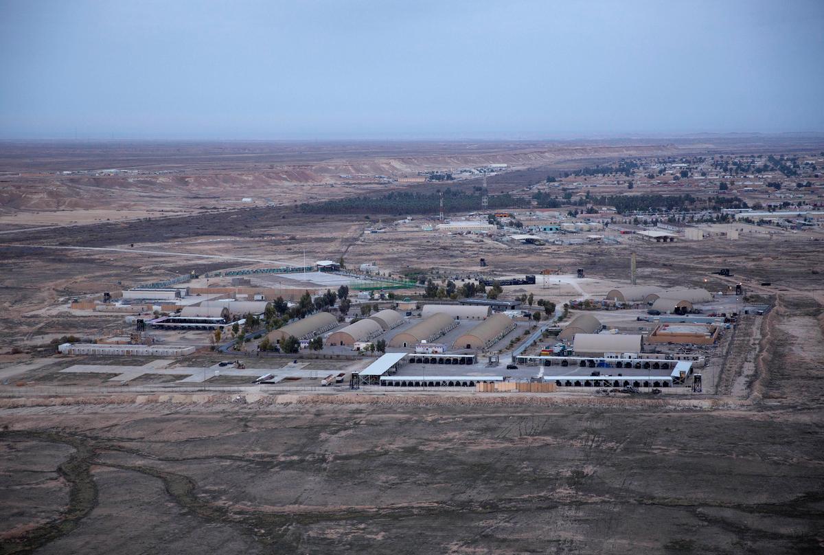 Al Asad Air Base in the western Anbar desert, Iraq. (AP Photo/Nasser Nasser, File)