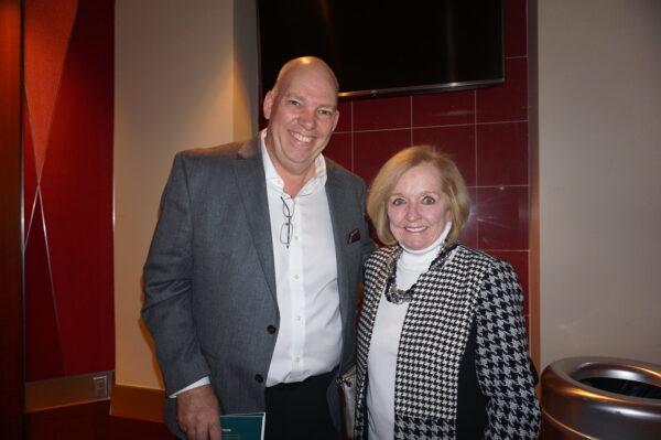 David Harrison and his guest attended Shen Yun Performing Arts at the Cobb Energy Performing Arts Centre, on Jan. 10, 2020. (Sally Sun/The Epoch Times)