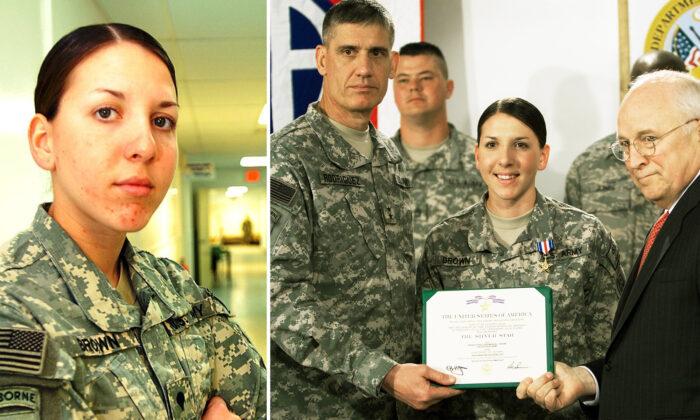 Female Army Medic Who Ran Through a Hail of Bullets to Save 5 Men in Burning Humvee Earns Silver Star