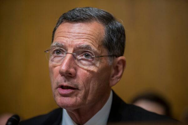 Sen. John Barrasso (R-Wyo.) speaks in Washington on Jan. 15, 2020 (Zach Gibson/Getty Images)