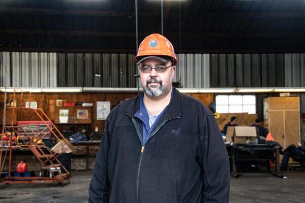Operating Engineer Manny Gouveia, a Levin-Richmond Terminal worker. (Courtesy of Operating Engineers Local 3)