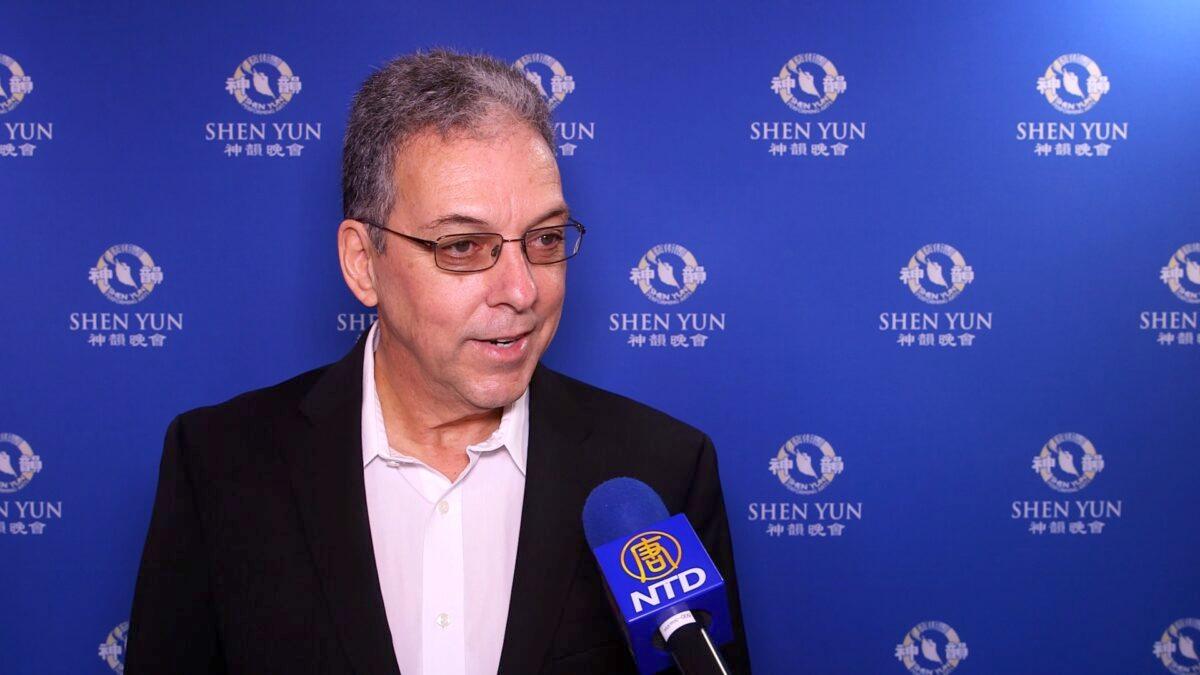 David Belluci enjoyed Shen Yun at the California Center for the Arts in Escondido, California, on Jan. 18, 2020. (NTD Television)