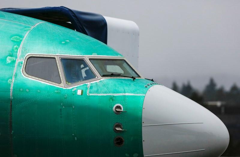 A Boeing 737 MAX aircraft is seen parked in a storage area at the company's production facility in Renton, Washington, on Jan. 10, 2020. (Lindsey Wasson/Reuters)