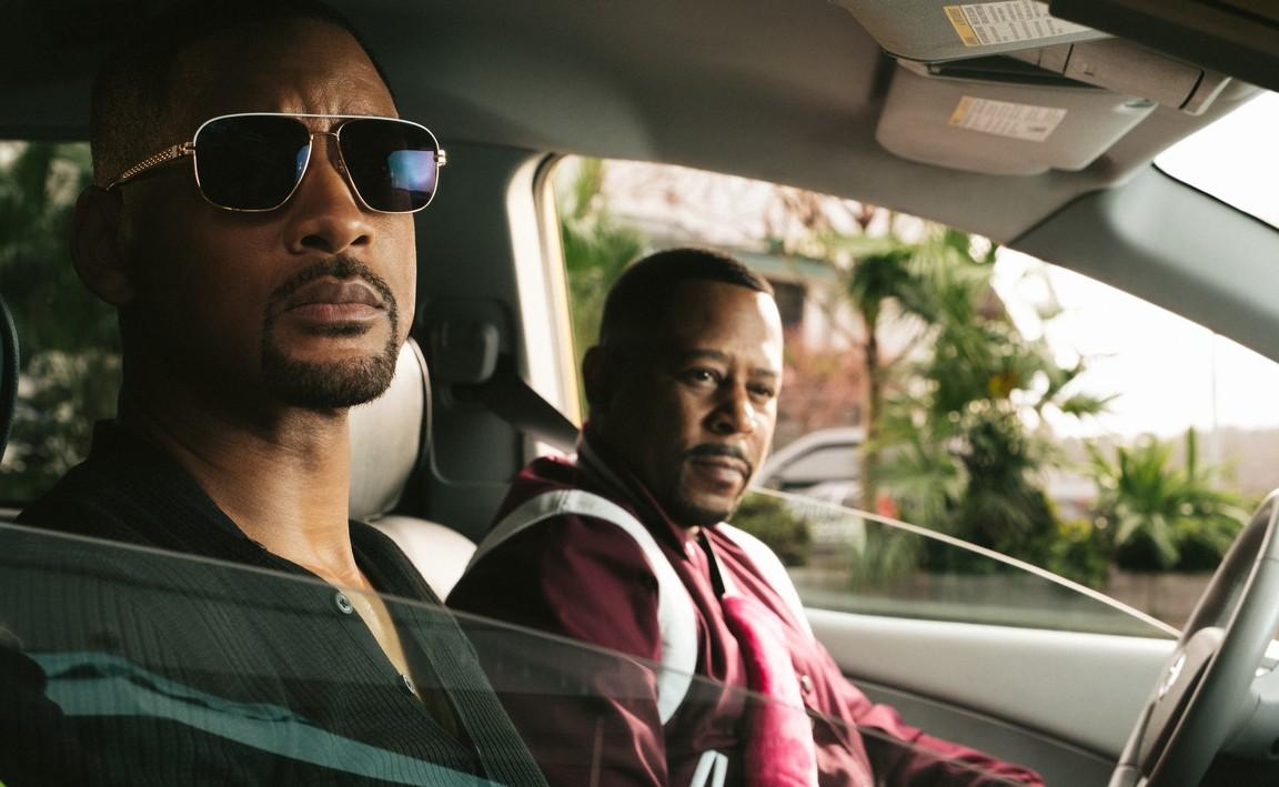 Will Smith as Detective Mike Lowrey (L) and Martin Lawrence as Detective Marcus Burnett in "Bad Boys for Life." (Columbia Pictures)
