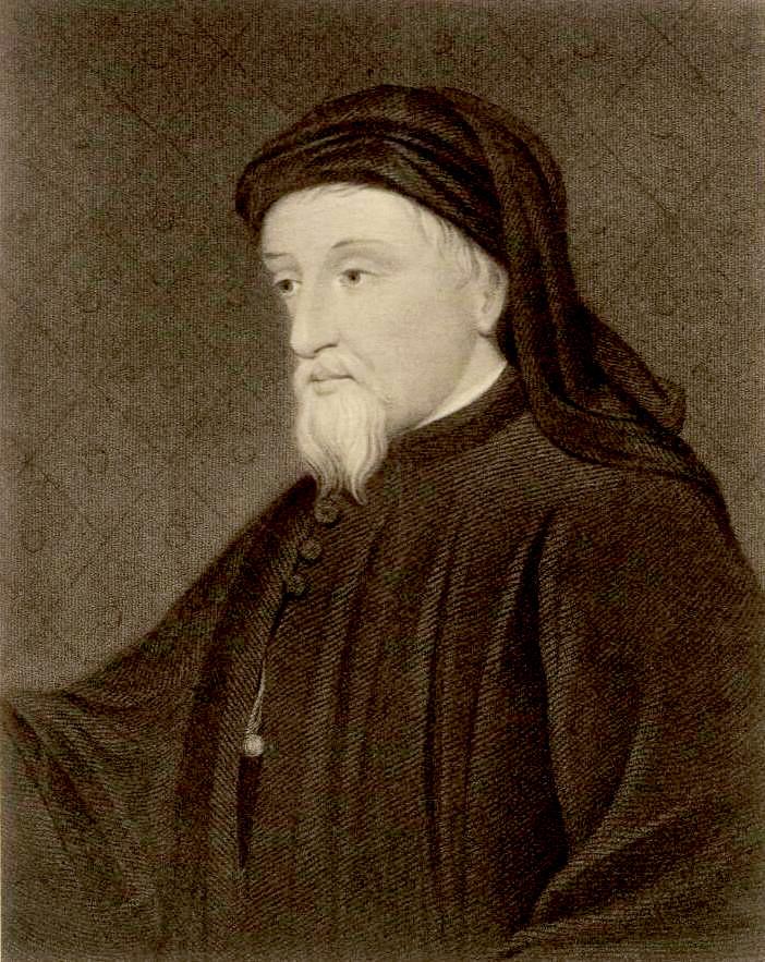 A portrait of the English poet and author Geoffrey Chaucer, from the Welsh Portrait Collection at the National Library of Wales. (Public Domain)