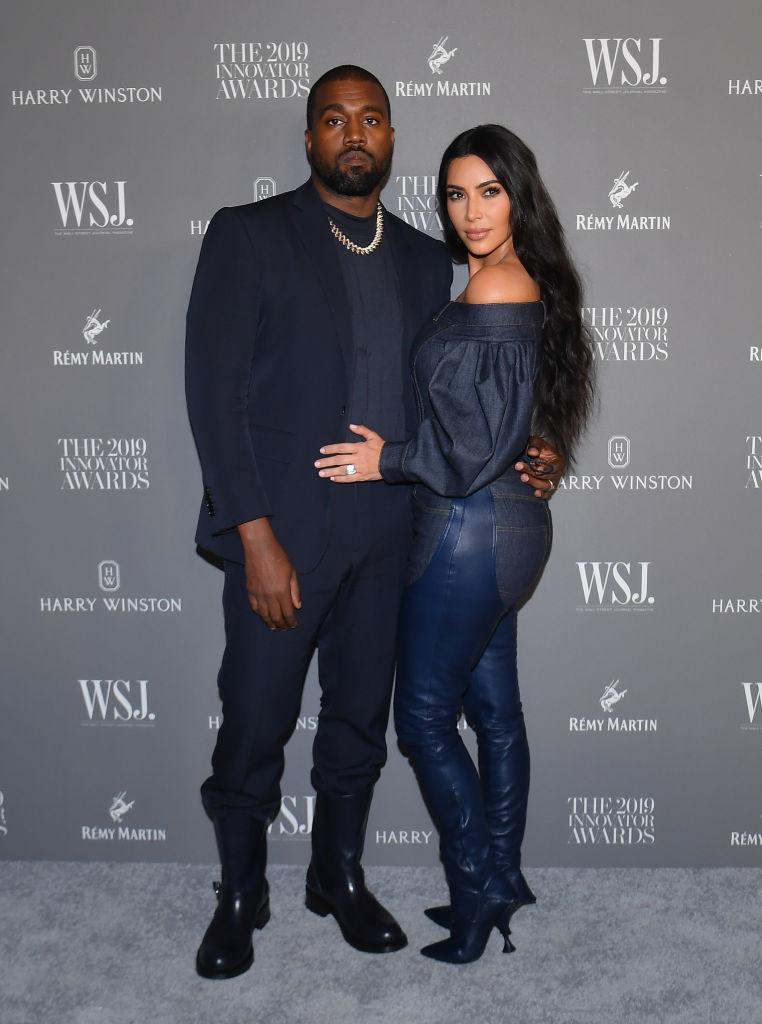 Kanye West and wife Kim Kardashian West in New York City (©Getty Images | <a href="https://www.gettyimages.com/detail/news-photo/media-personality-kim-kardashian-west-and-husband-us-rapper-news-photo/1180491795">ANGELA WEISS/AFP</a>)
