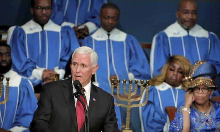 Pence Honors Martin Luther King Jr. at Church Service