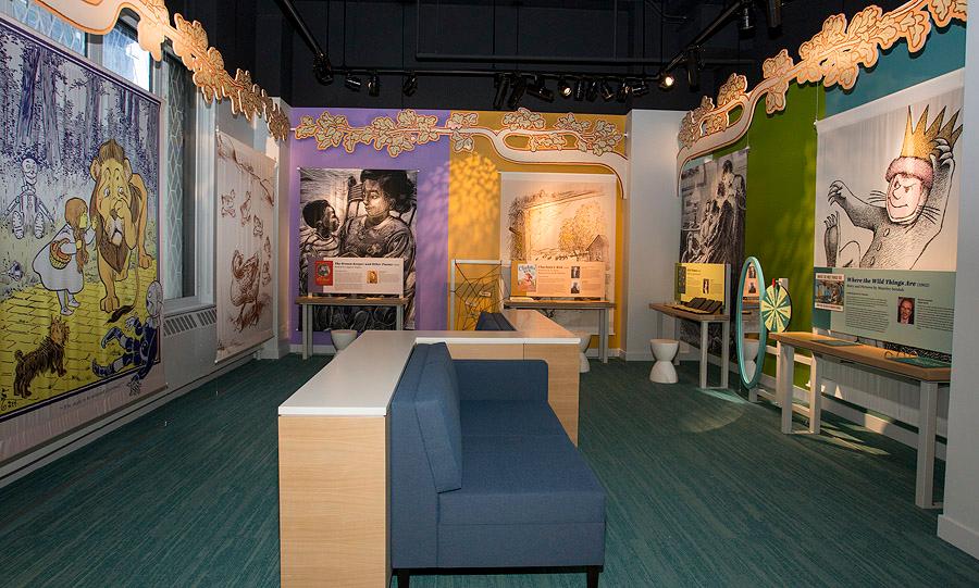The Children's Literature Gallery at the American Writers Museum. (Barry Brecheisen)