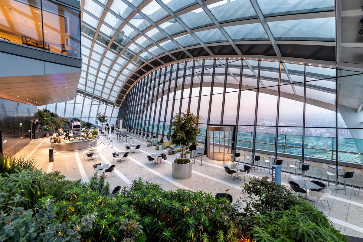 The views from the Sky Garden are incredible. (Copyright visitlondon.com/Antoine Buchet)